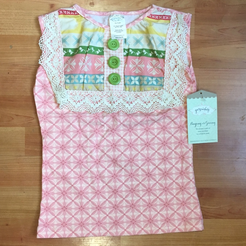 Persnickety Sleeveless Top Size 8 NWT